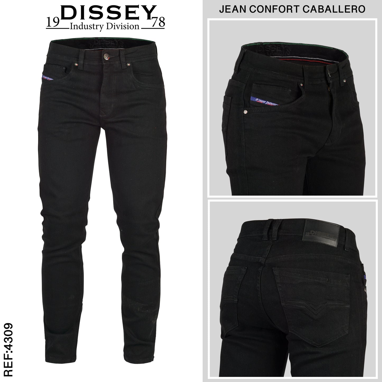 PACK DE 3 JEANS CONFORT