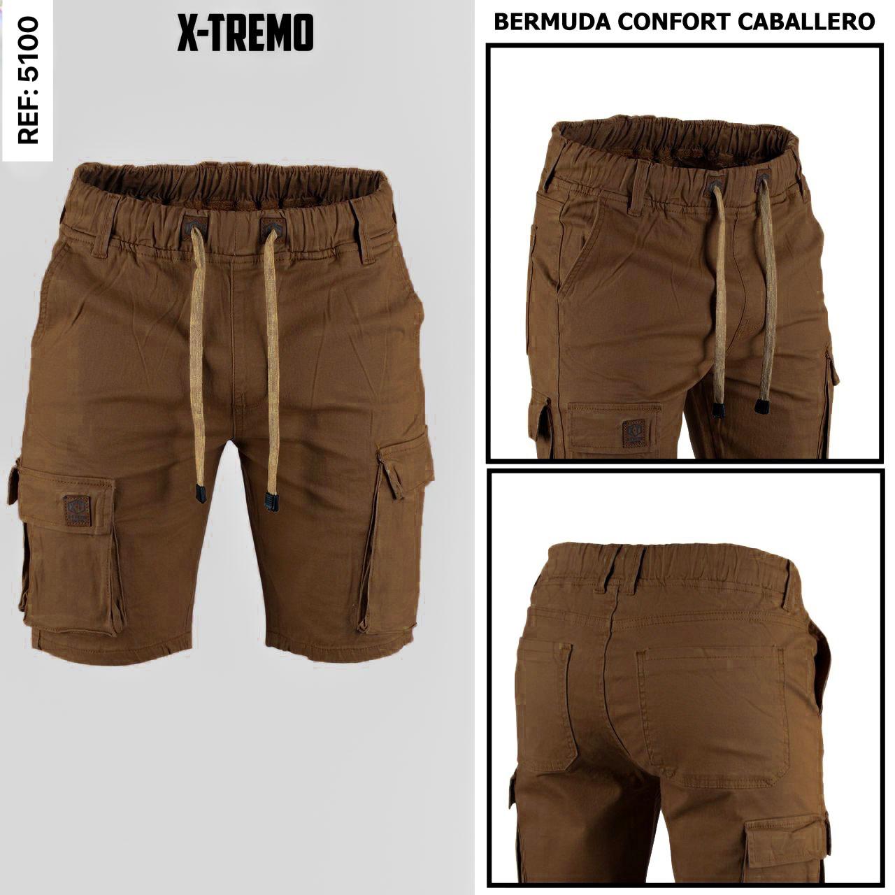 BERMUDA JOGGER CARGO EN DRILL REF. 5100