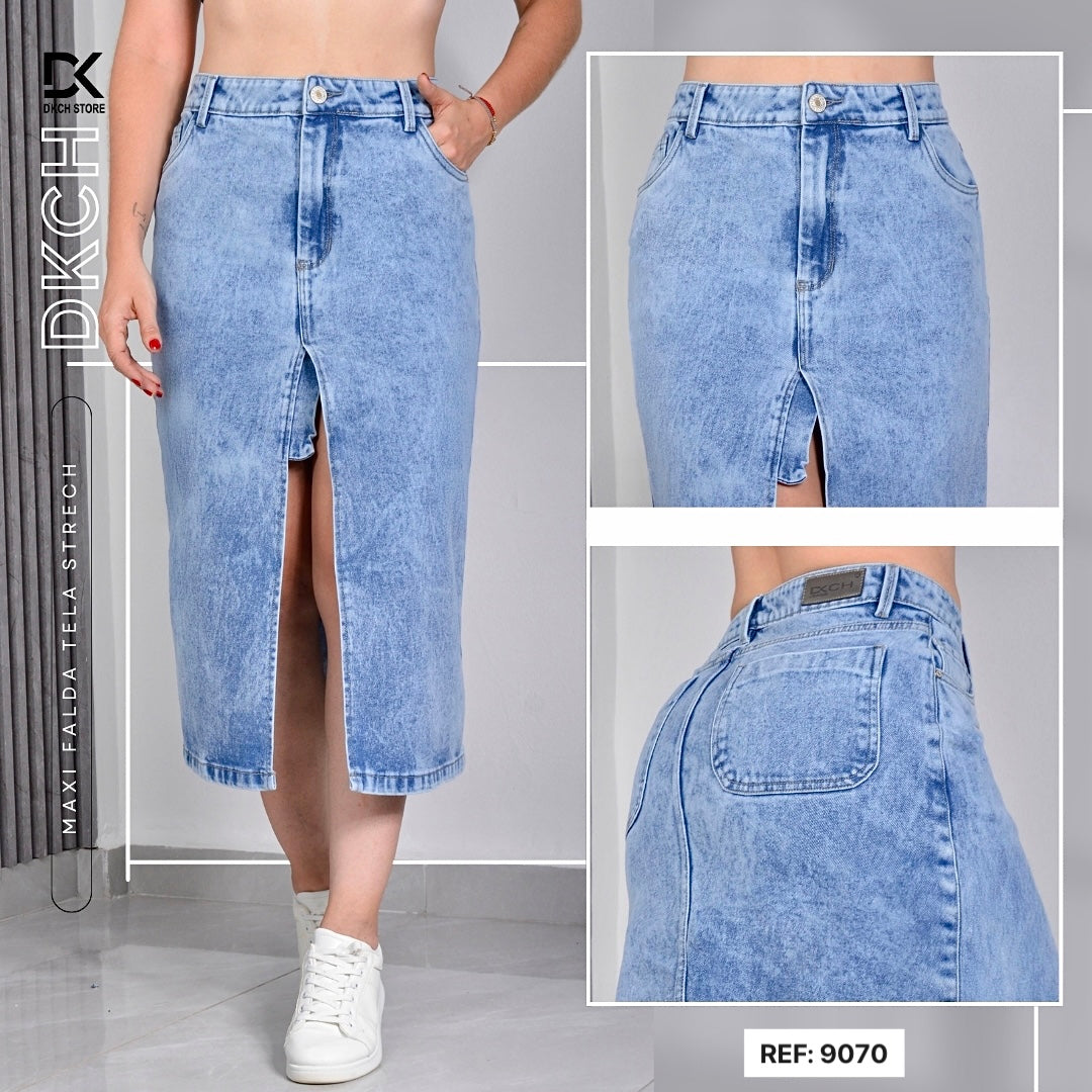 MAXI FALDA SEMI RIGIDA TIRO ALTO REF.9070