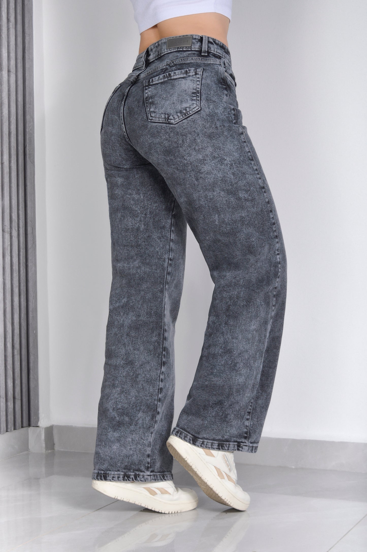 JEANS SEMI RIGIDO BOTA ANCHA REF.1285