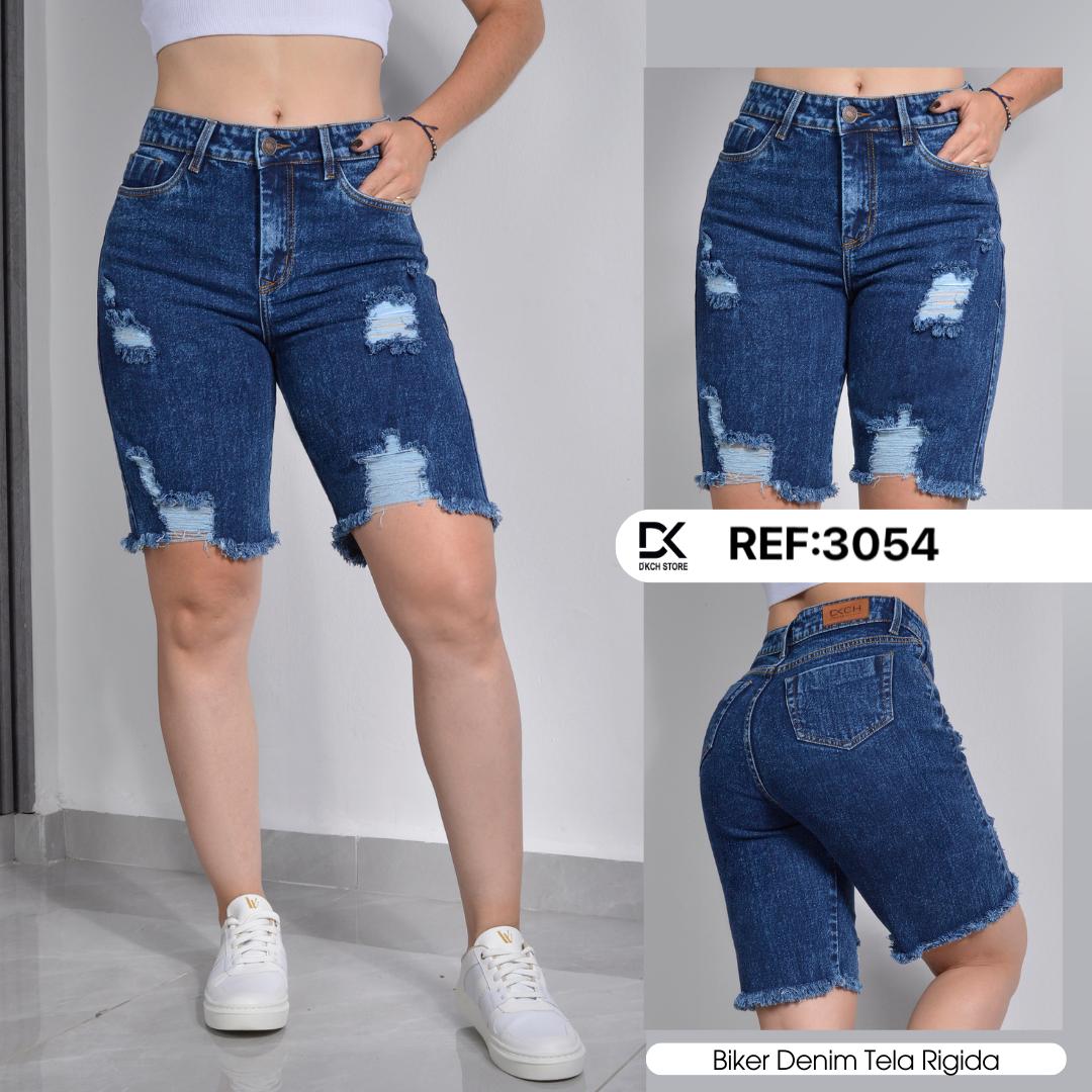 BERMUDA SEMI RIGIDA TIRO ALTO REF 3054