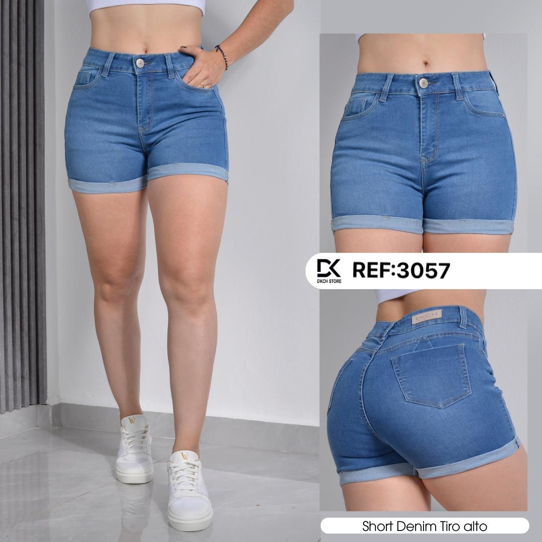SHORT TIRO ALTO TELA STRETCH REF 3057