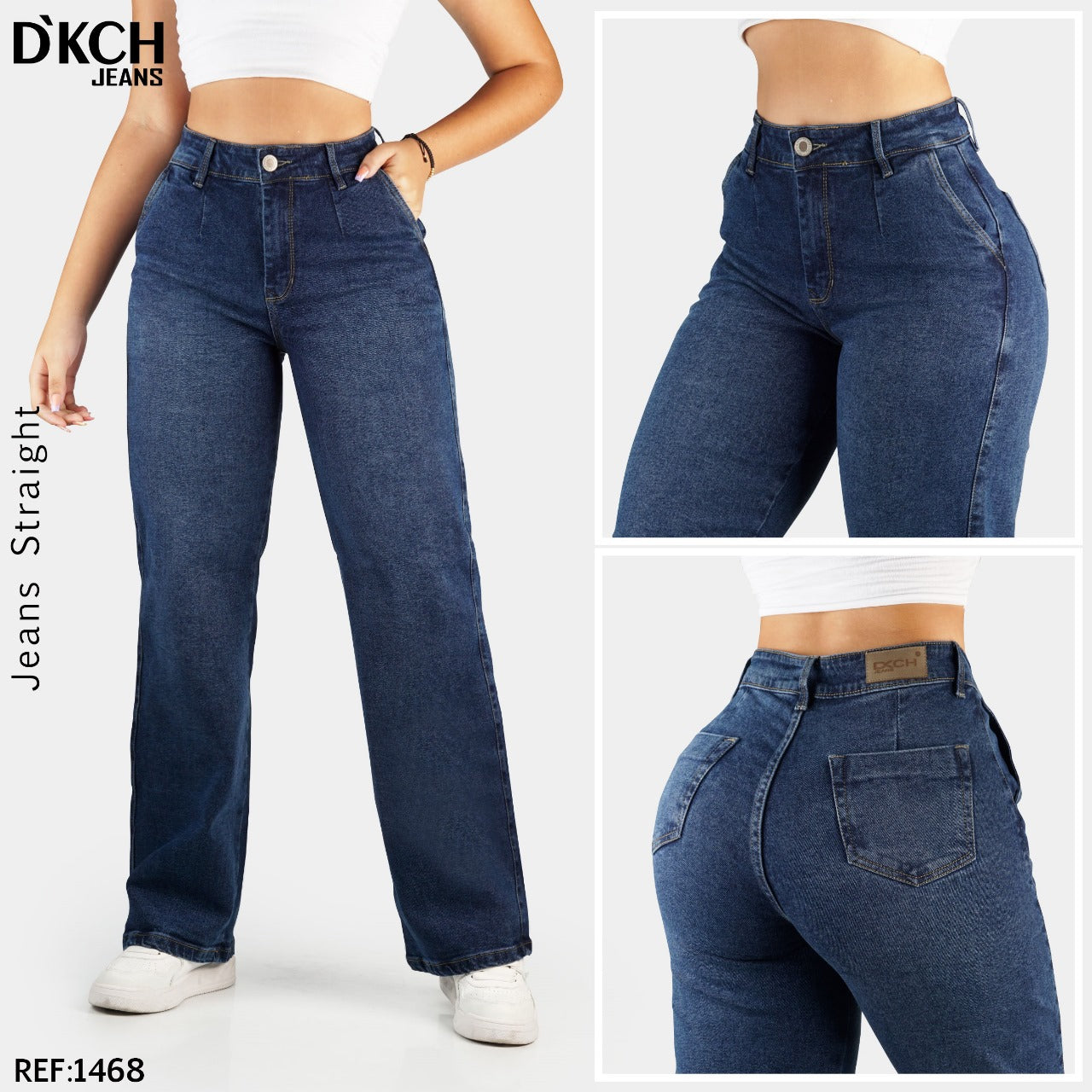 JEANS BOTA ANCHA STRECH REF 1468