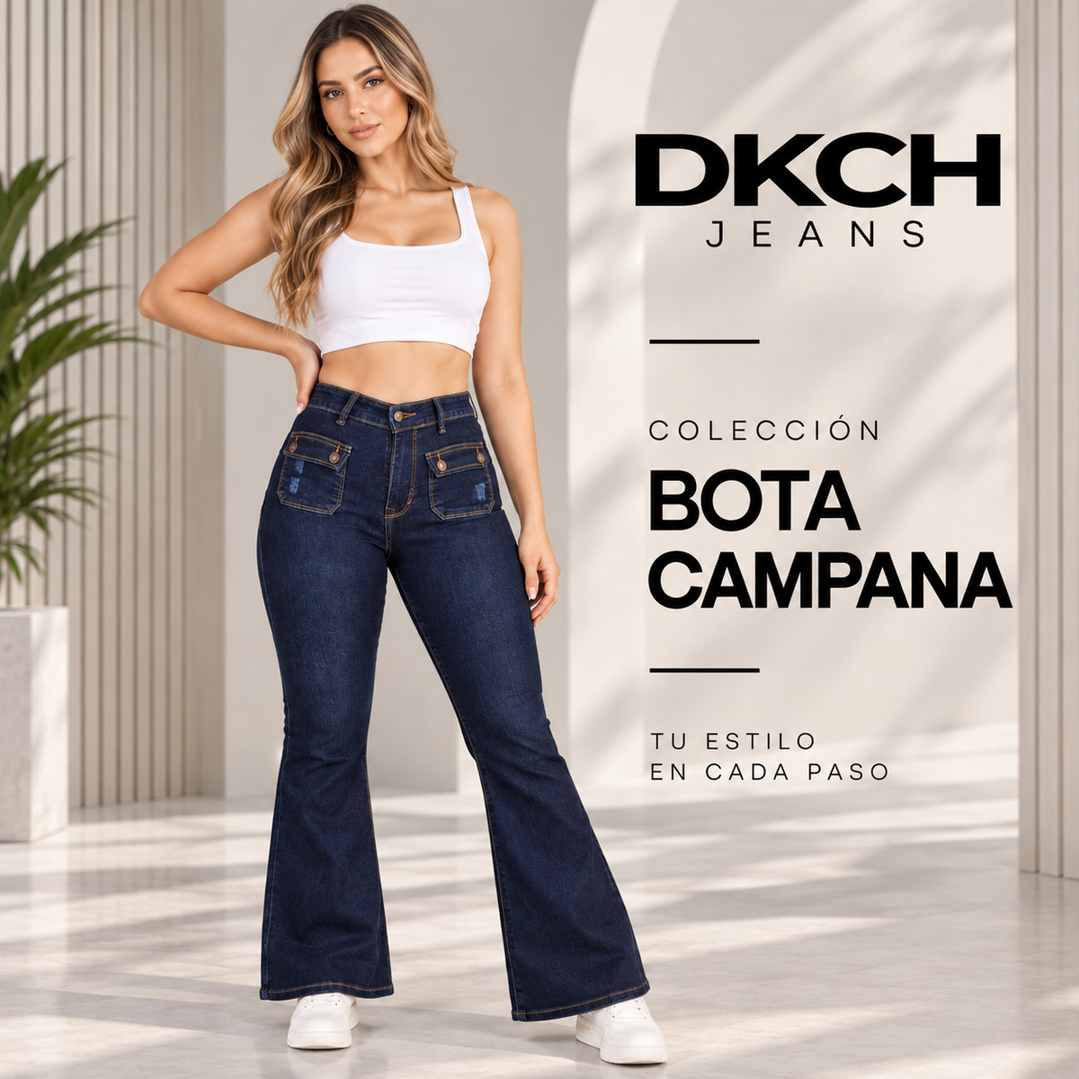 Pantalón Bota Campana para Mujer | DKCH JEANS