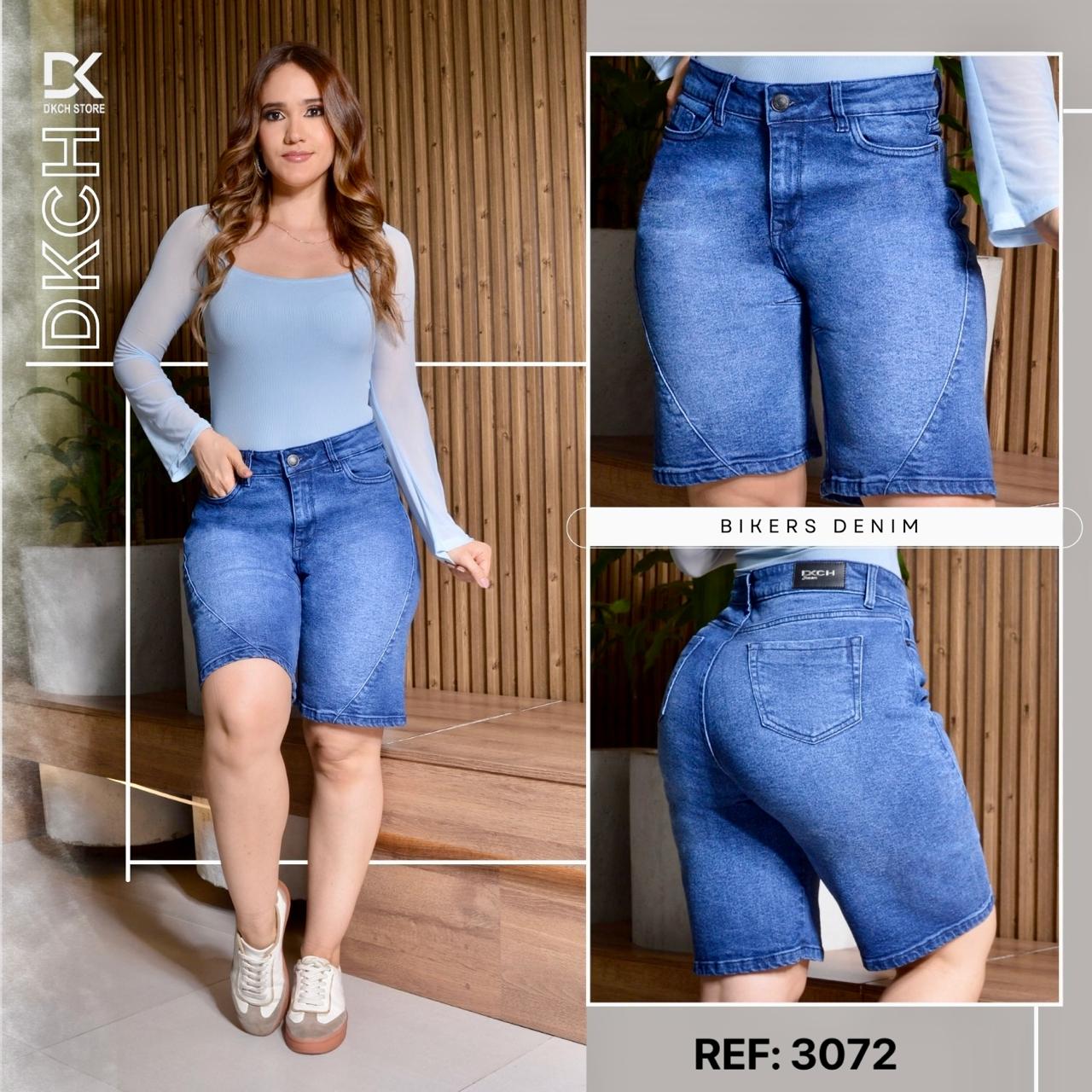 BERMUDA SEMI RIGIDA TIRO ALTO REF 3072