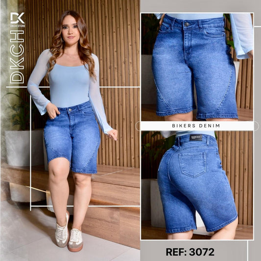 BERMUDA SEMI RIGIDA TIRO ALTO REF 3072