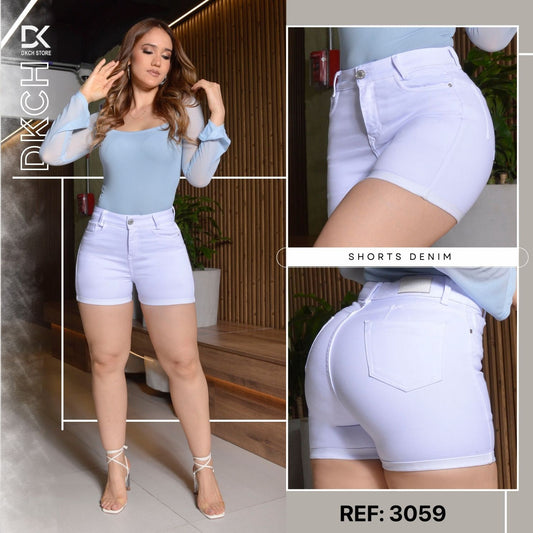SHORT TIRO ALTO TELA STRETCH REF 3059