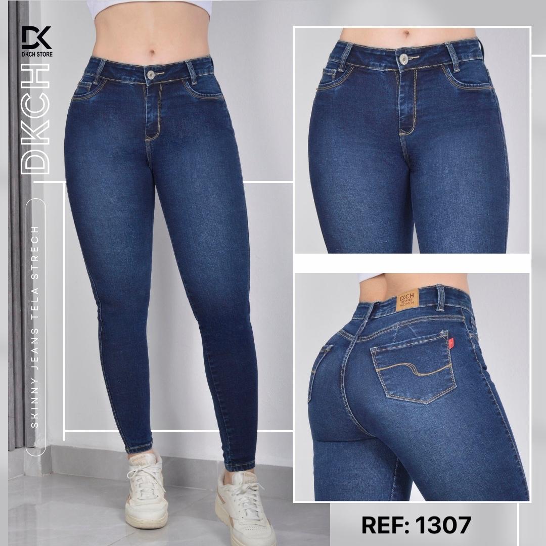 JEANS SKINNY TIRO ALTO REF 1307