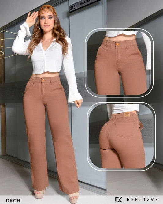 PANTALON DRILL STRECH BOTA ANCHA REF. 1297