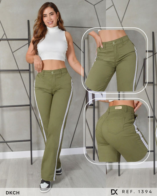 PANTALON DRILL STRECH BOTA RECTA REF. 1394