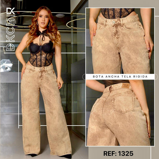 JEANS  BOTA ANCHA TELA RIGIDA REF 1325