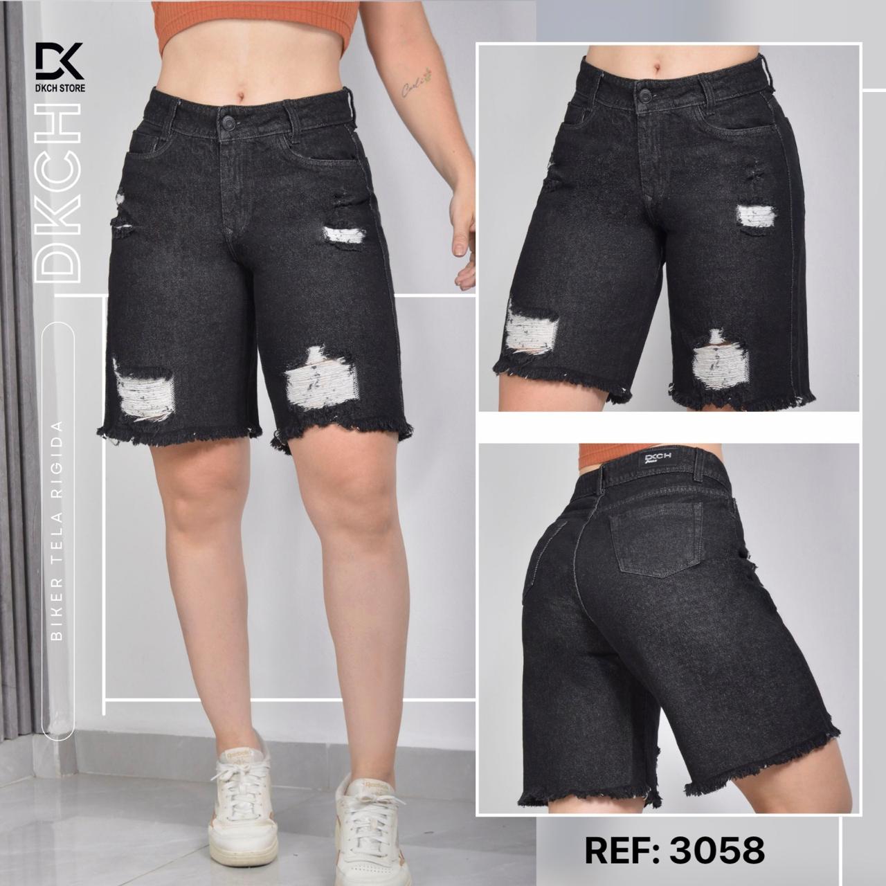 BERMUDA RIGIDA TIRO ALTO REF 3058