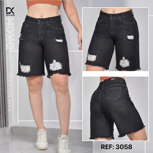 BERMUDA RIGIDA TIRO ALTO REF 3058