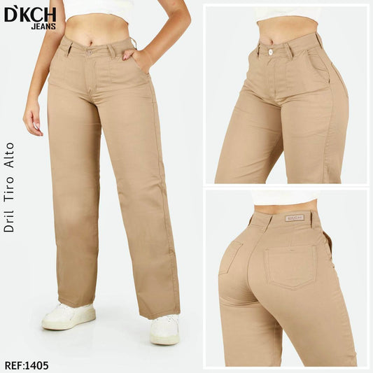 PANTALON DRILL STRECH BOTA RECTA REF. 1405