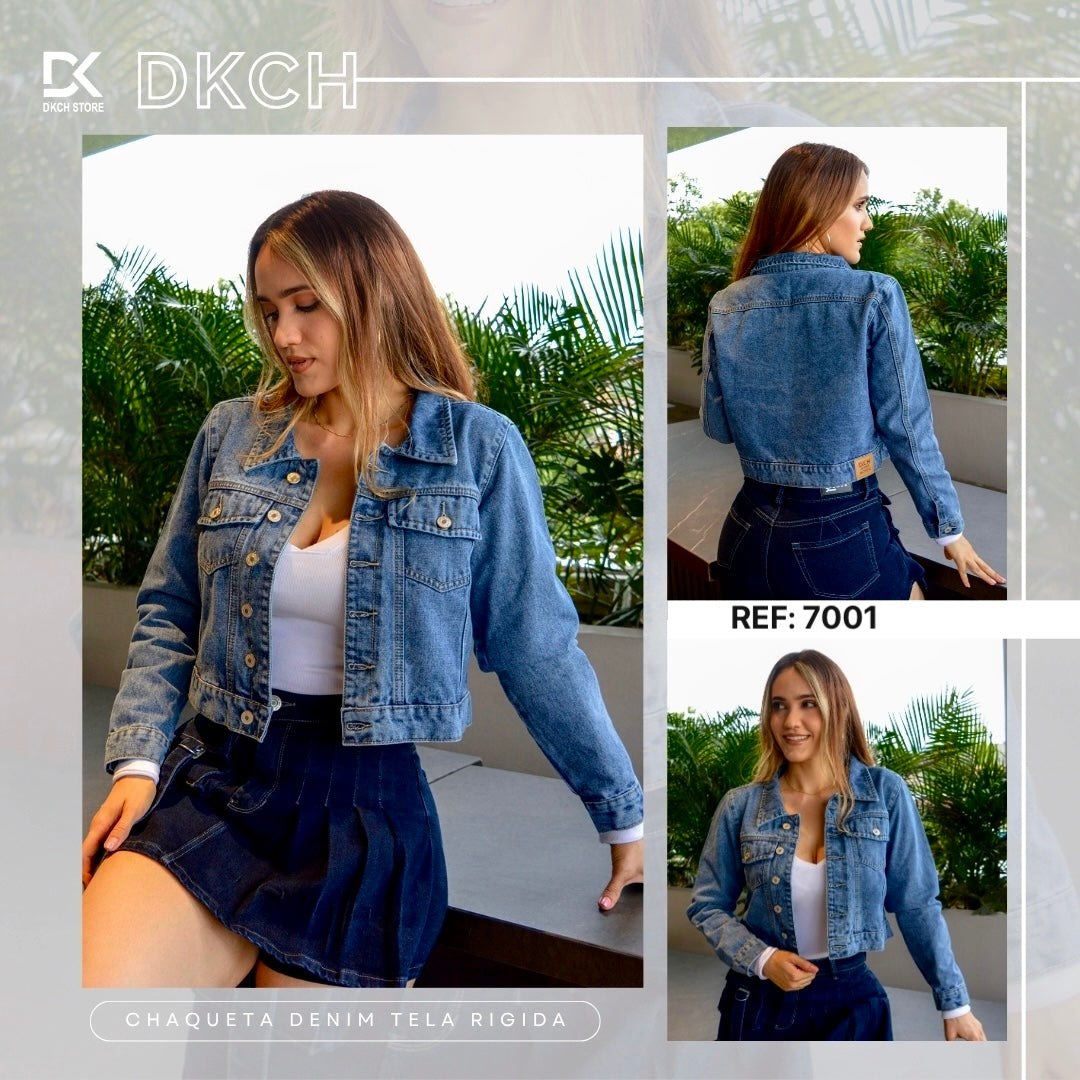 CHAQUETA RIGIDA DENIM REF.7001