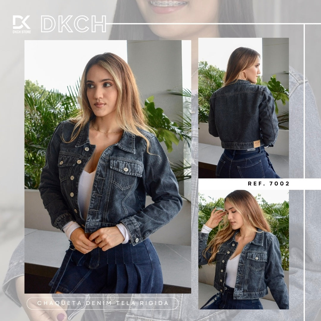 CHAQUETA RIGIDA DENIM REF.7002