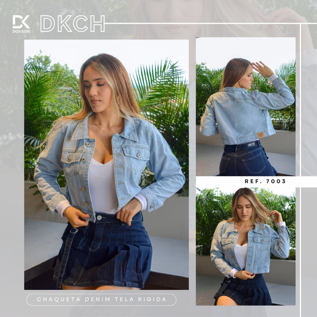 CHAQUETA RIGIDA DENIM REF.7003