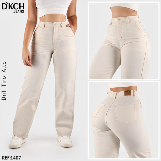 PANTALON DRILL STRECH BOTA RECTA REF. 1407