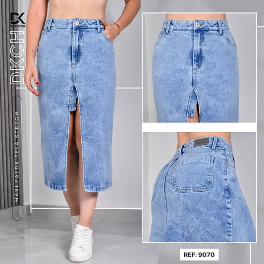 MAXI FALDA  SEMI RIGIDA  TIRO ALTO REF.9070