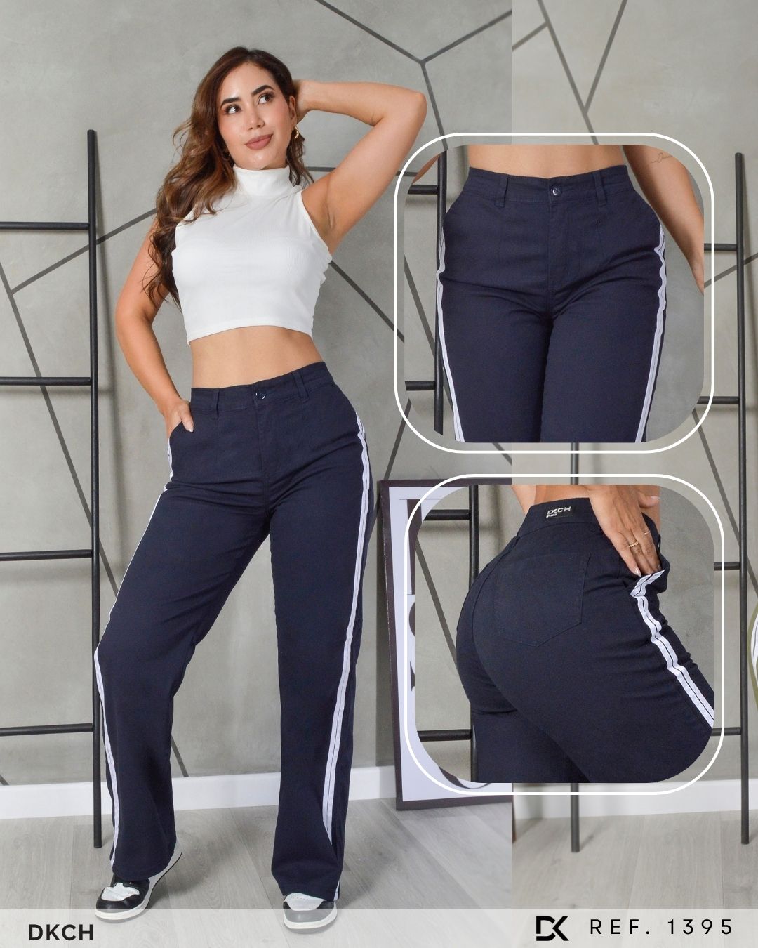 PANTALON DRILL STRECH BOTA RECTA REF. 1395