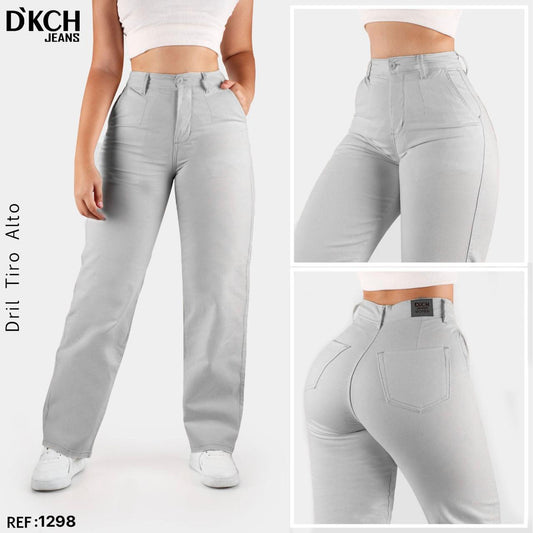 PANTALON DRILL STRECH BOTA ANCHA REF. 1298