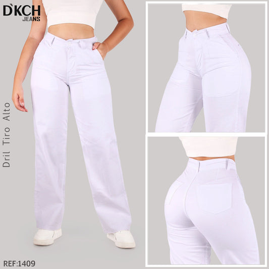 PANTALON DRILL STRECH BOTA RECTA REF. 1409