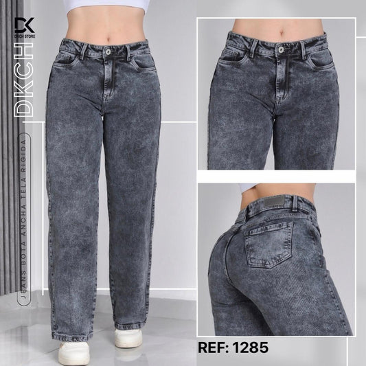 JEANS SEMI RIGIDO BOTA ANCHA REF.1285