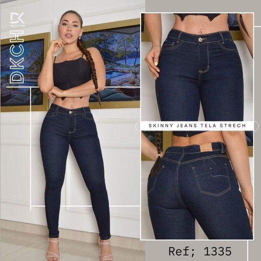 JEANS SKINNY TIRO ALTO REF 1335