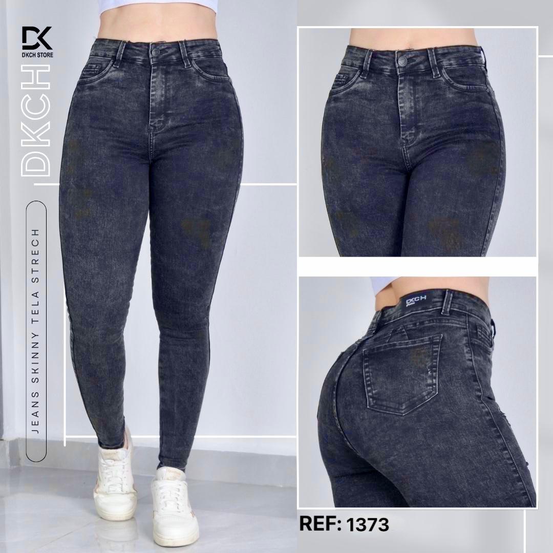 JEANS SKINNY TIRO ALTO REF 1373