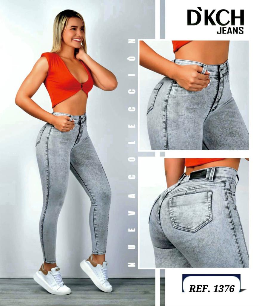 JEANS SKINNY TIRO ALTO REF 1376