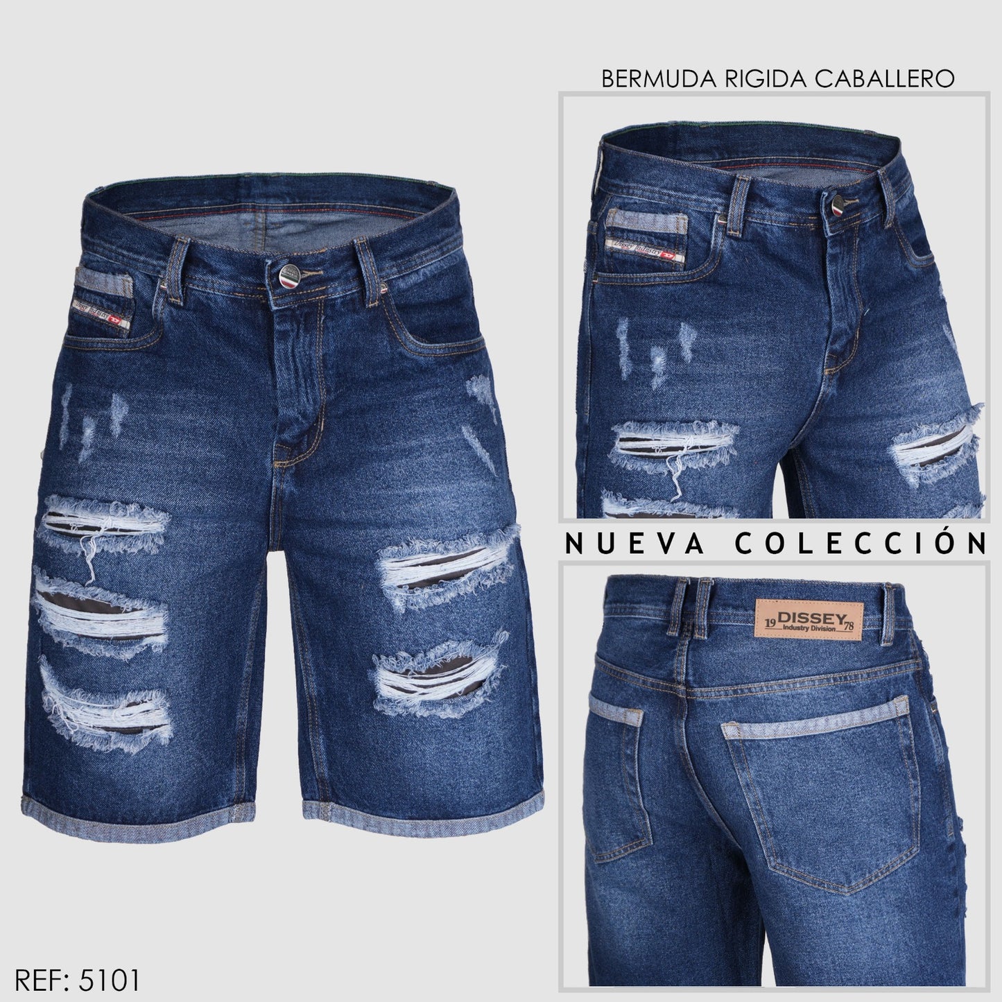BERMUDA CABALLERO RIGIDA REF. 5101