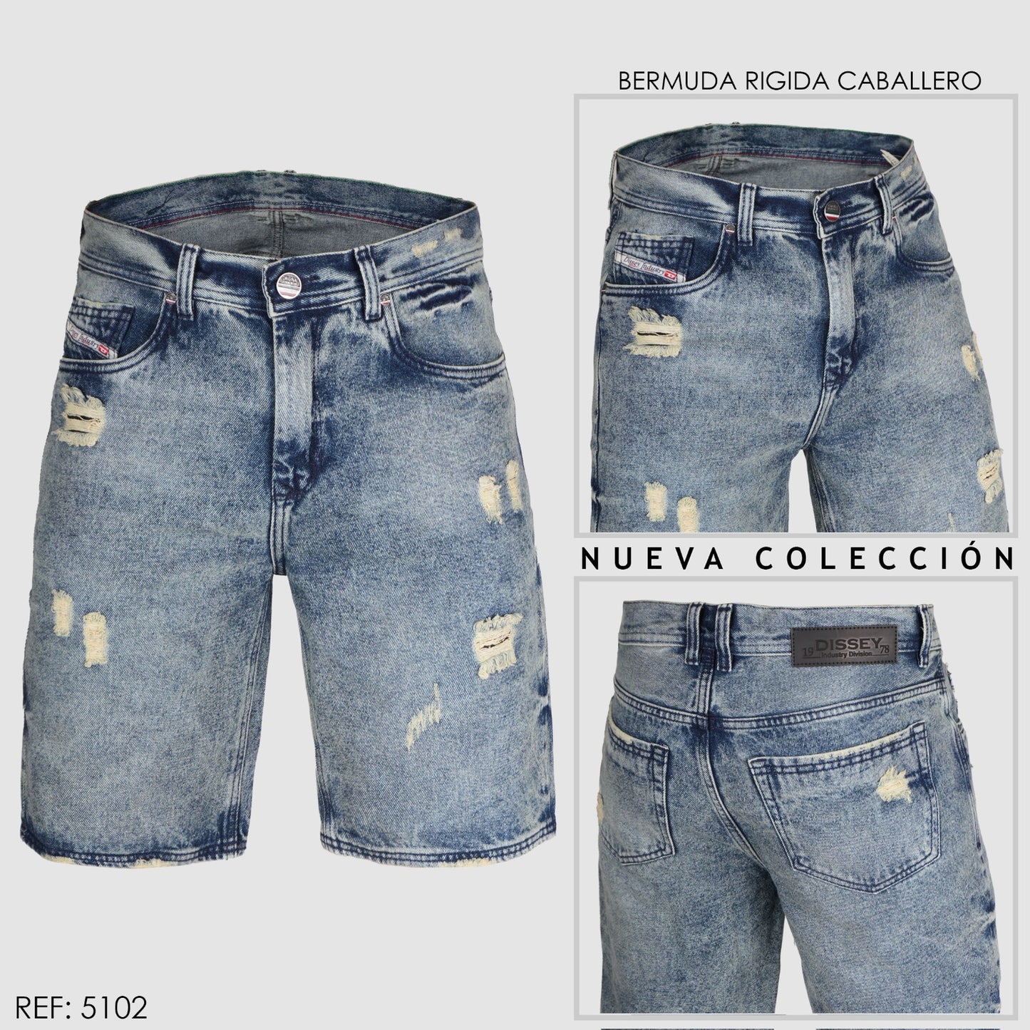 BERMUDA CABALLERO RIGIDA REF. 5102