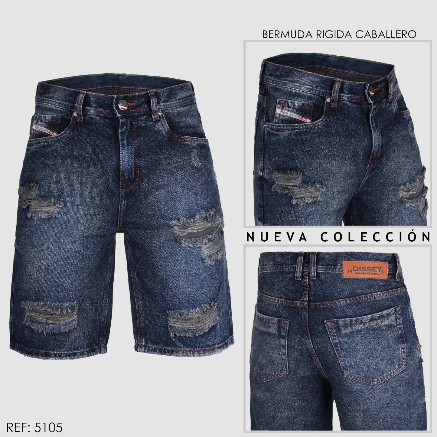 BERMUDA CABALLERO RIGIDA REF. 5105
